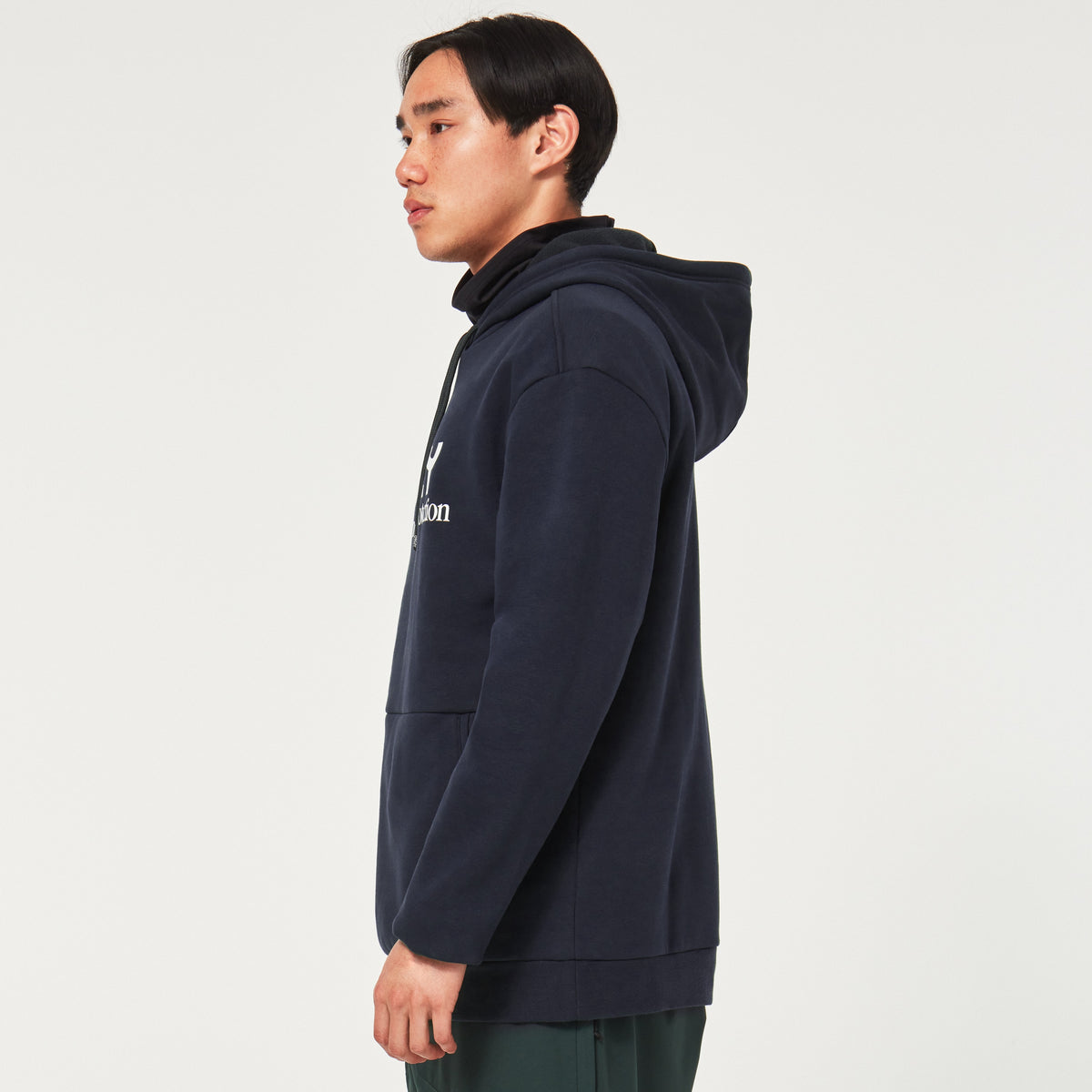 Rider Long 2.0 Hoodie Black / White - Image 7