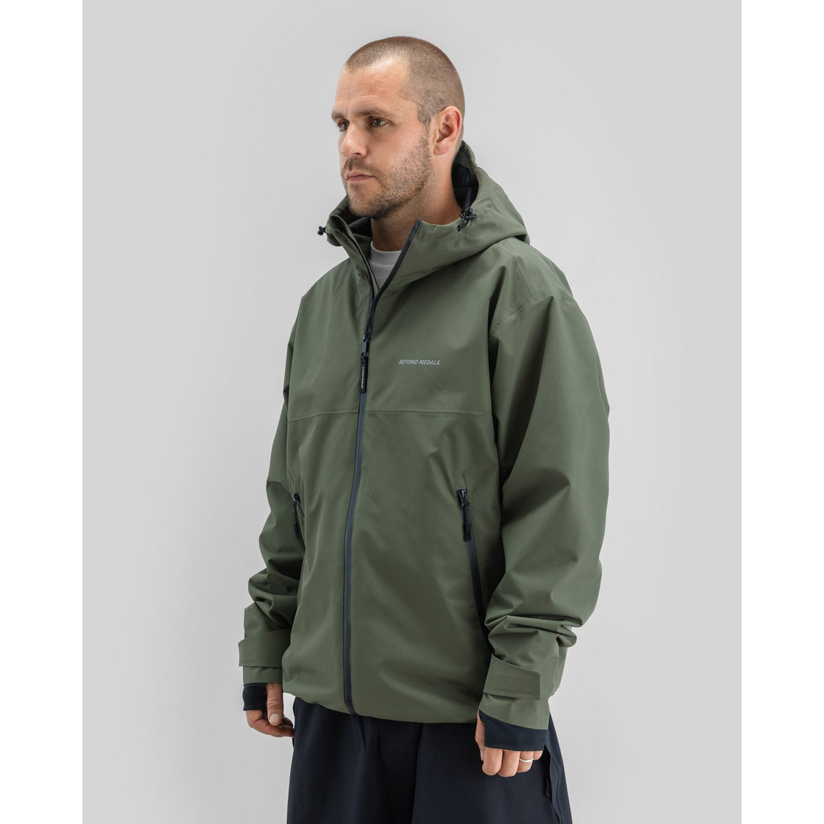 Park Snowboard Jacket 2L D.Green - Image 7