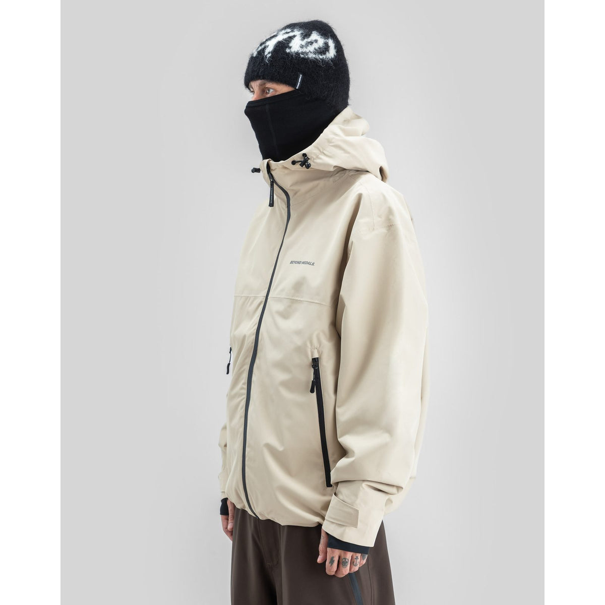 Park Snowboard Jacket 2L Beige - Image 7