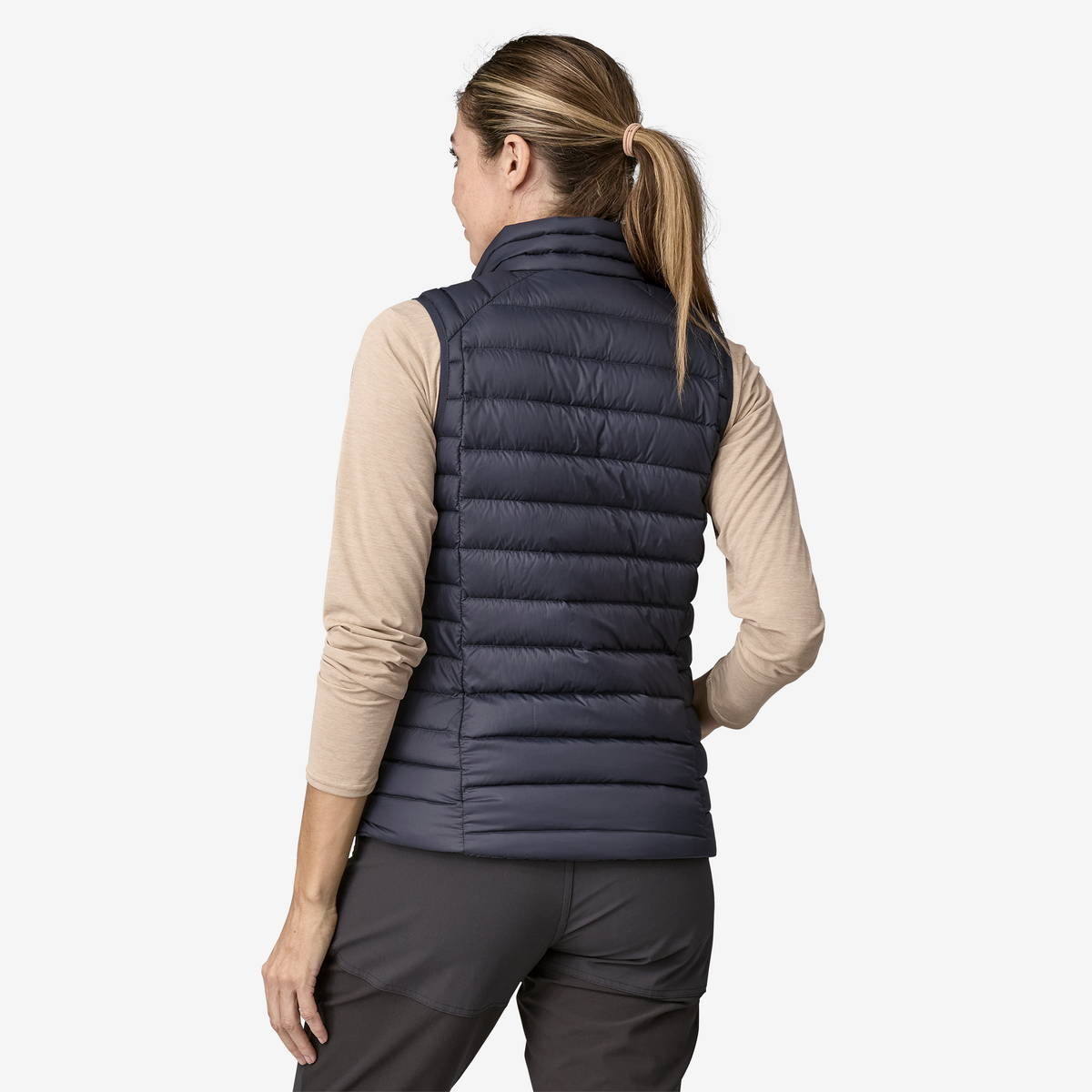 Womens Down Sweater™ Vest Smolder Blue - Image 3