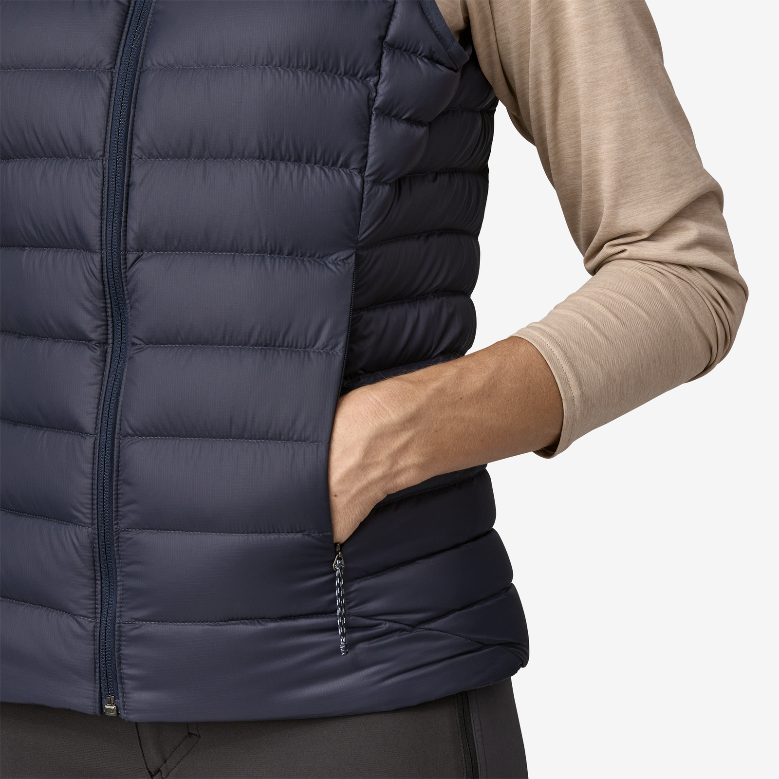 Womens Down Sweater™ Vest Smolder Blue - Image 5