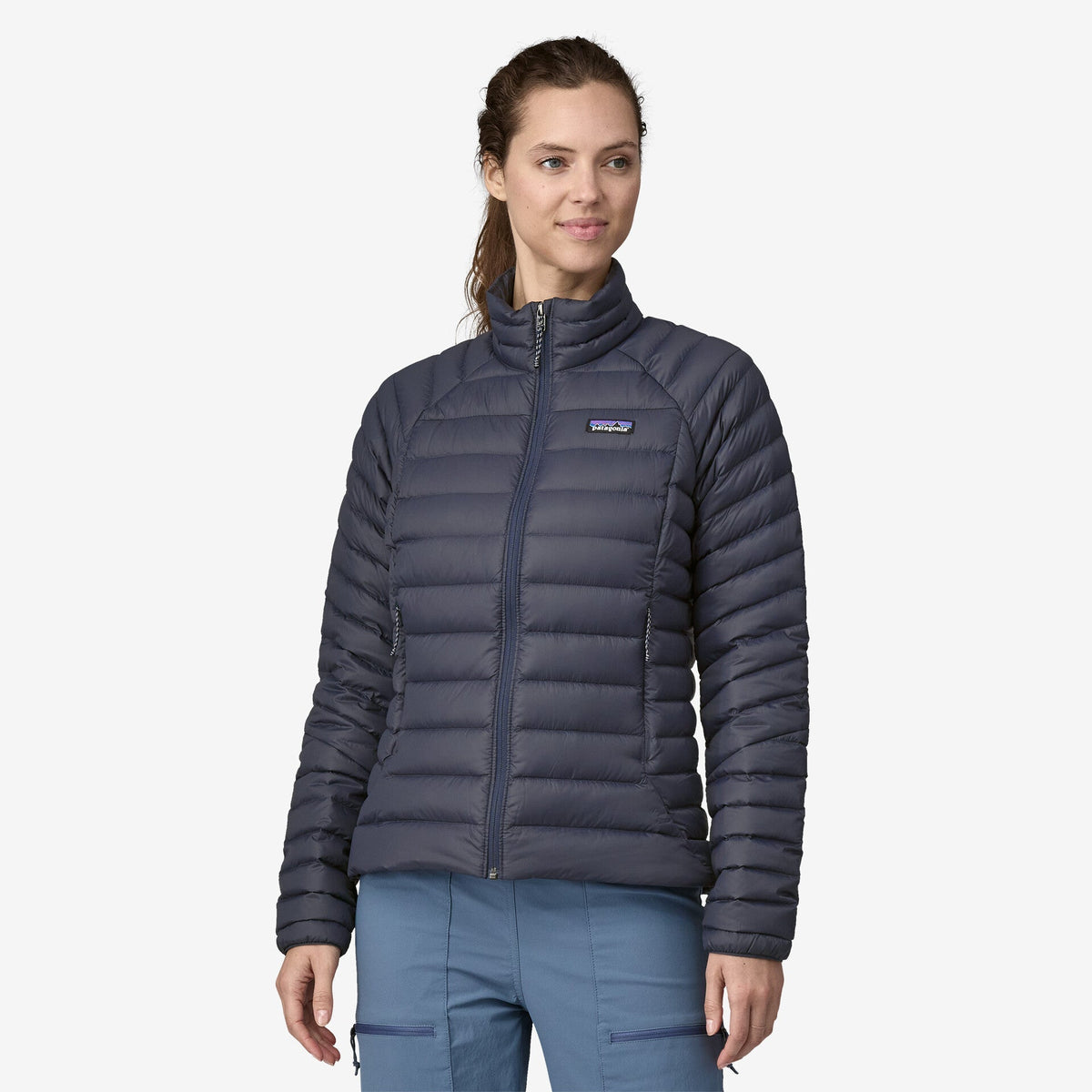 Womens Down Sweater™ Jacket Smolder Blue - Image 2
