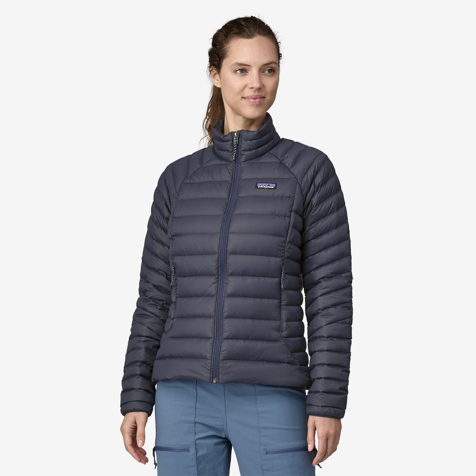 Womens Down Sweater™ Jacket Smolder Blue - Image 2