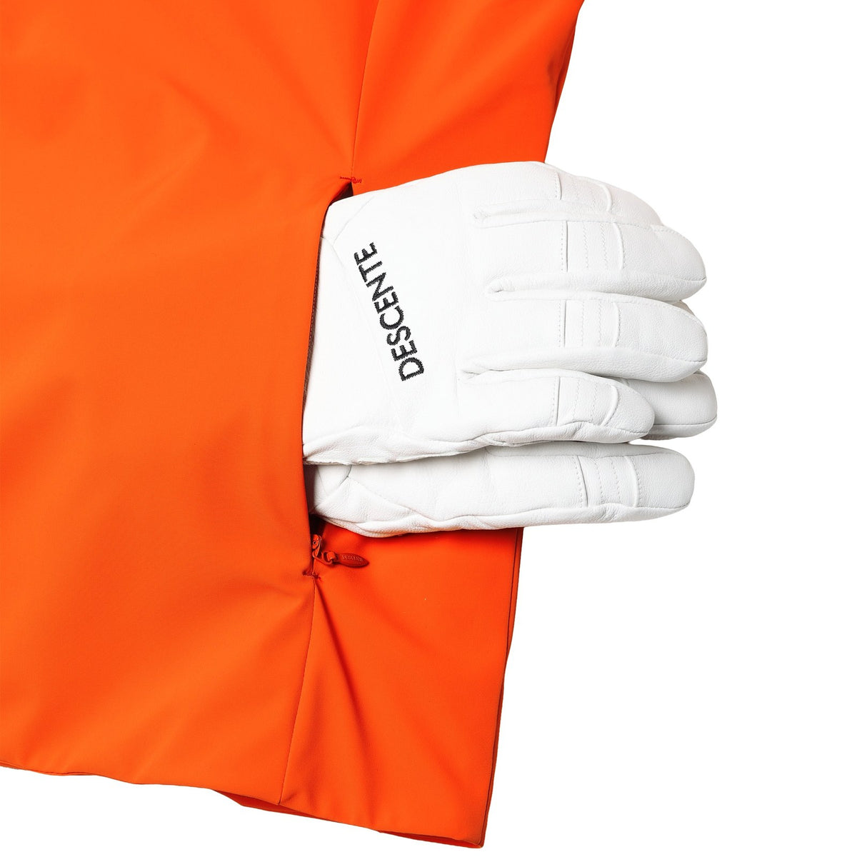 Womens Sport Insulated Ski Jacket Mandarin Orange - Image 18