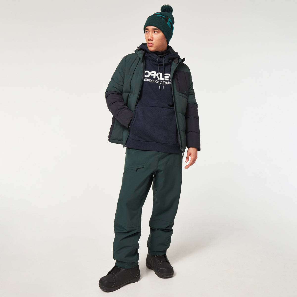 Rider Long 2.0 Hoodie Black / White - Image 8