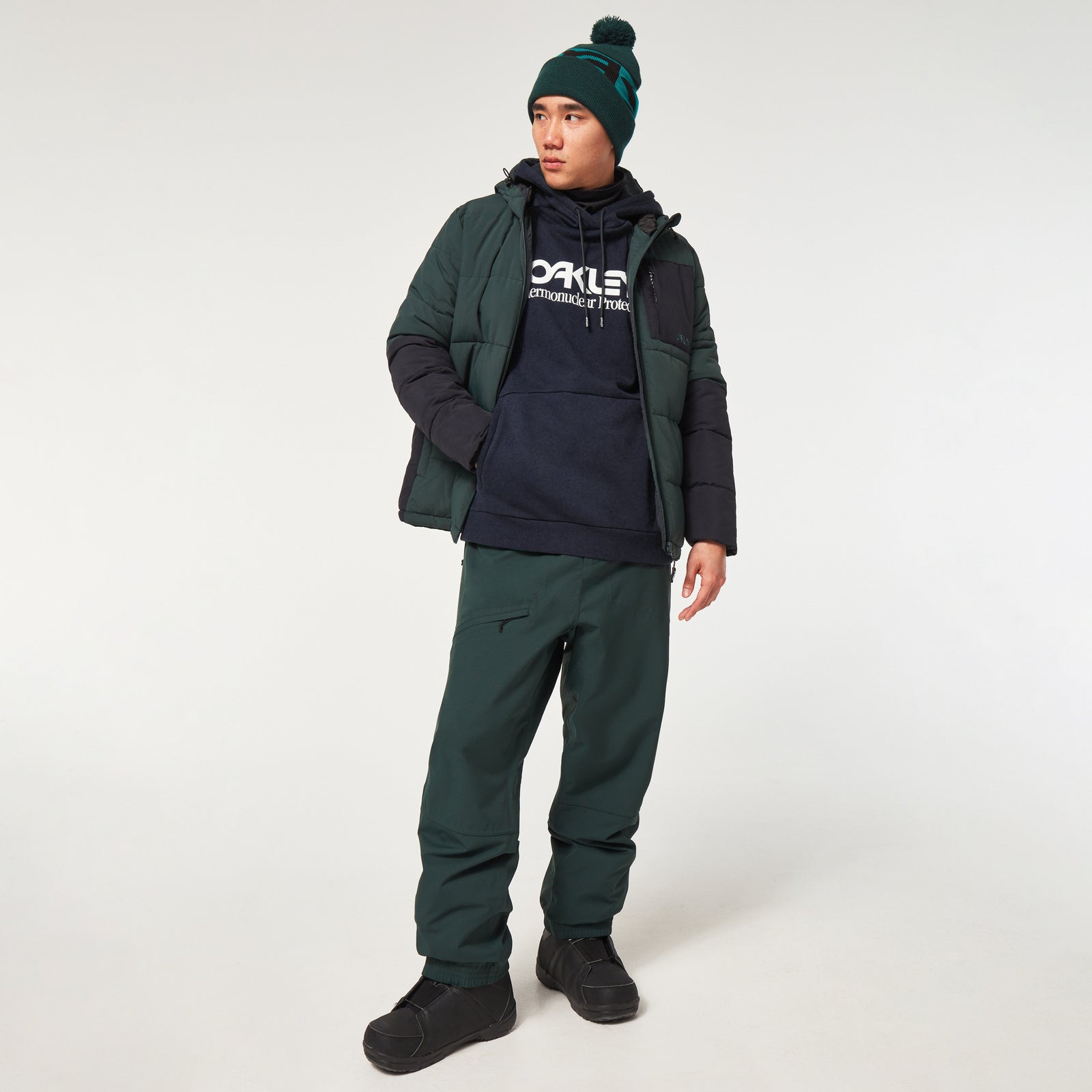 Rider Long 2.0 Hoodie Black / White - Image 8