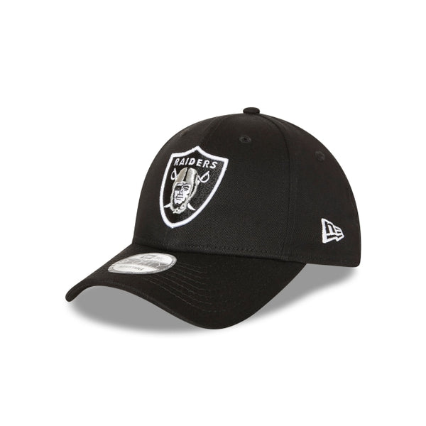 9FORTY Las Vegas Raiders NFL Essentials Black Cloth Strap Cap