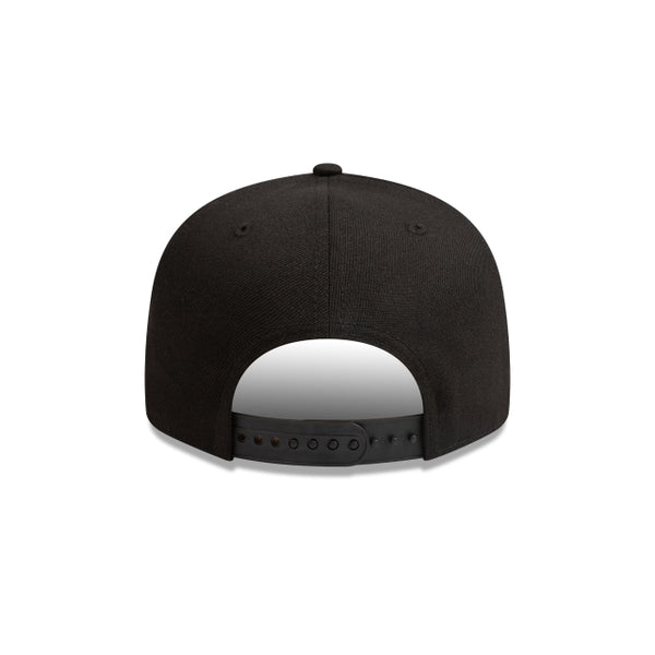 9FIFTY Chicago Bulls NBA Essentials Black on Black Snapback Cap