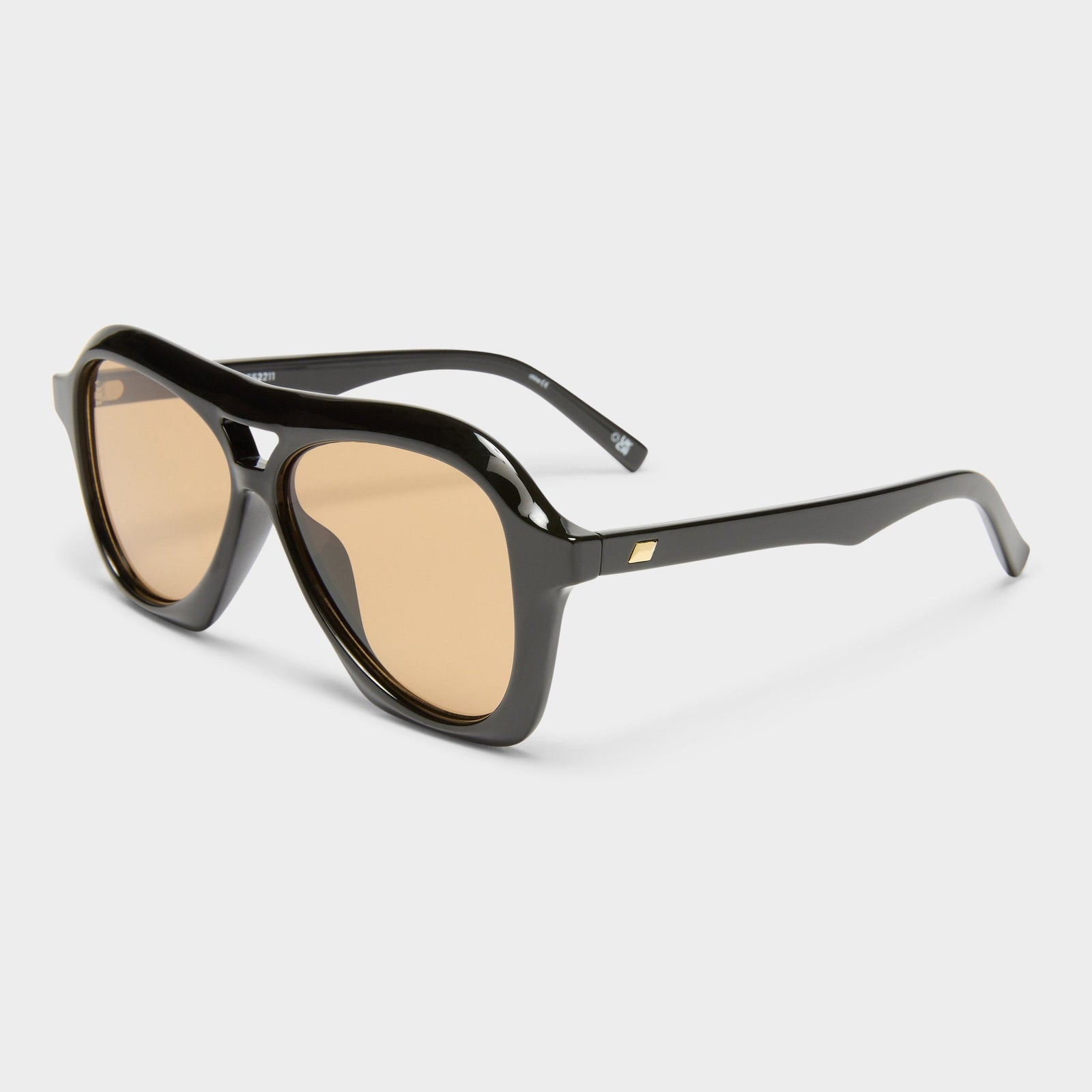 Drizzle Black - Light Brown Mono Lens - Image 1