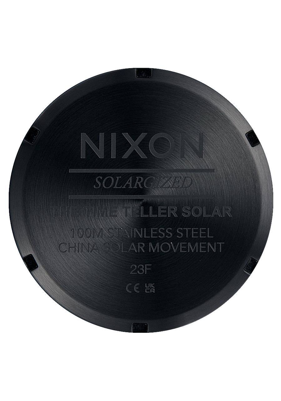 Time Teller Solar All Black / White - Image 5