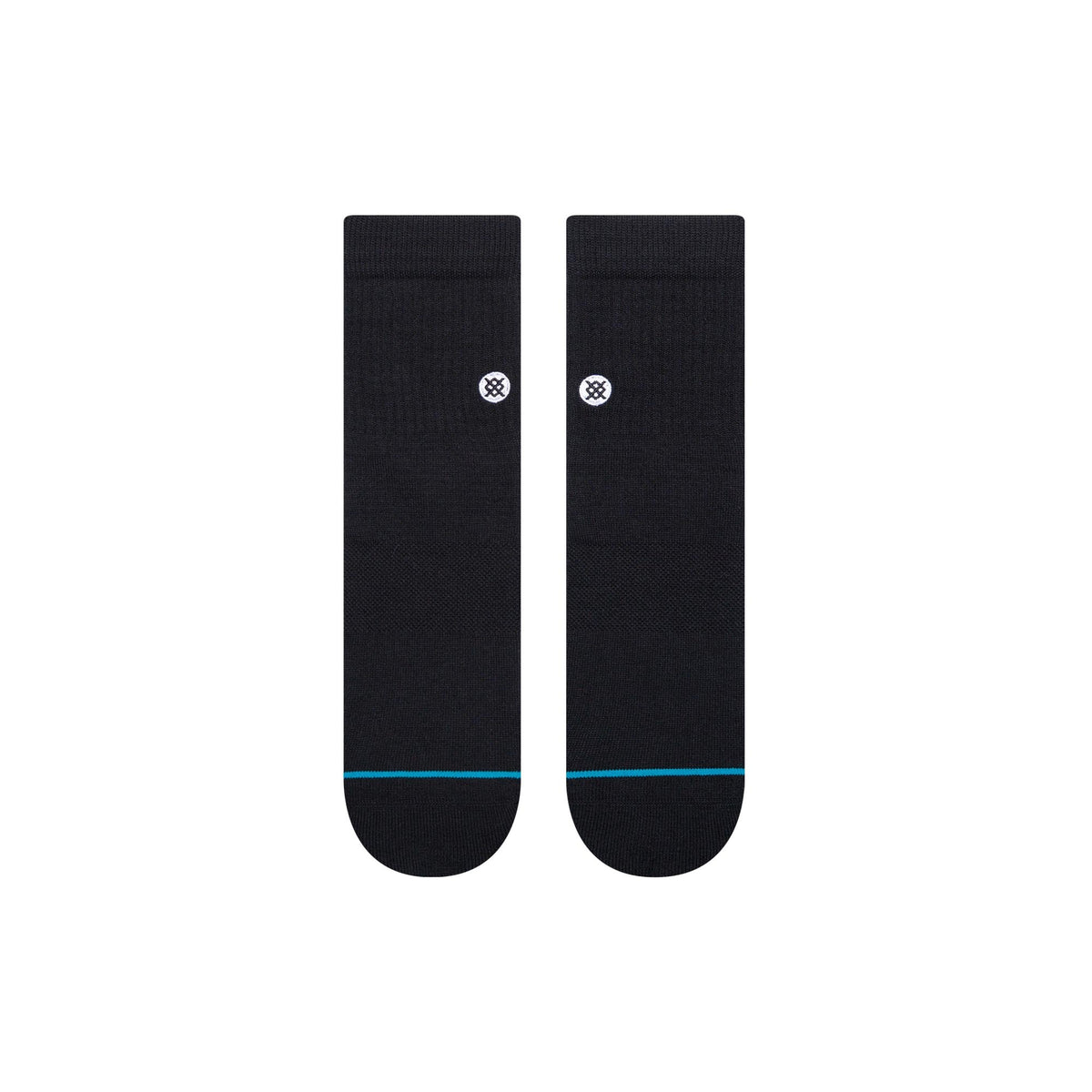 Icon Quarter Socks 3 Pack Black - Image 5