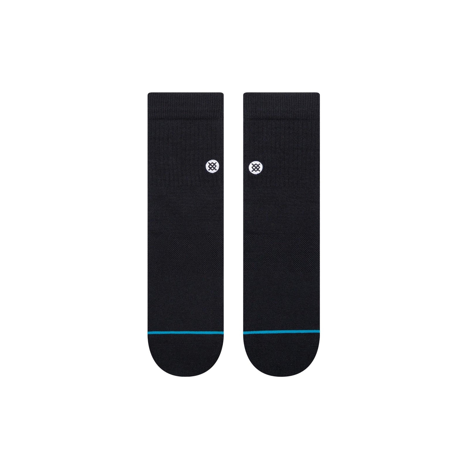 Icon Quarter Socks 3 Pack Black - Image 5