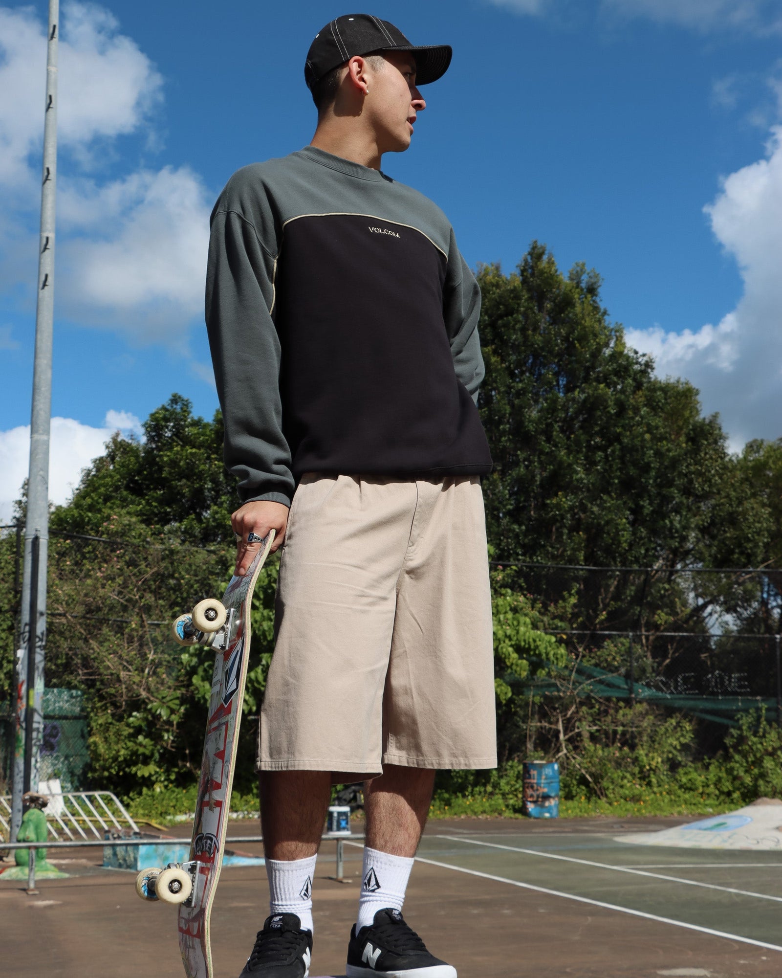 Mens 2K Stone Crew Sweater Castlerock - Image 2