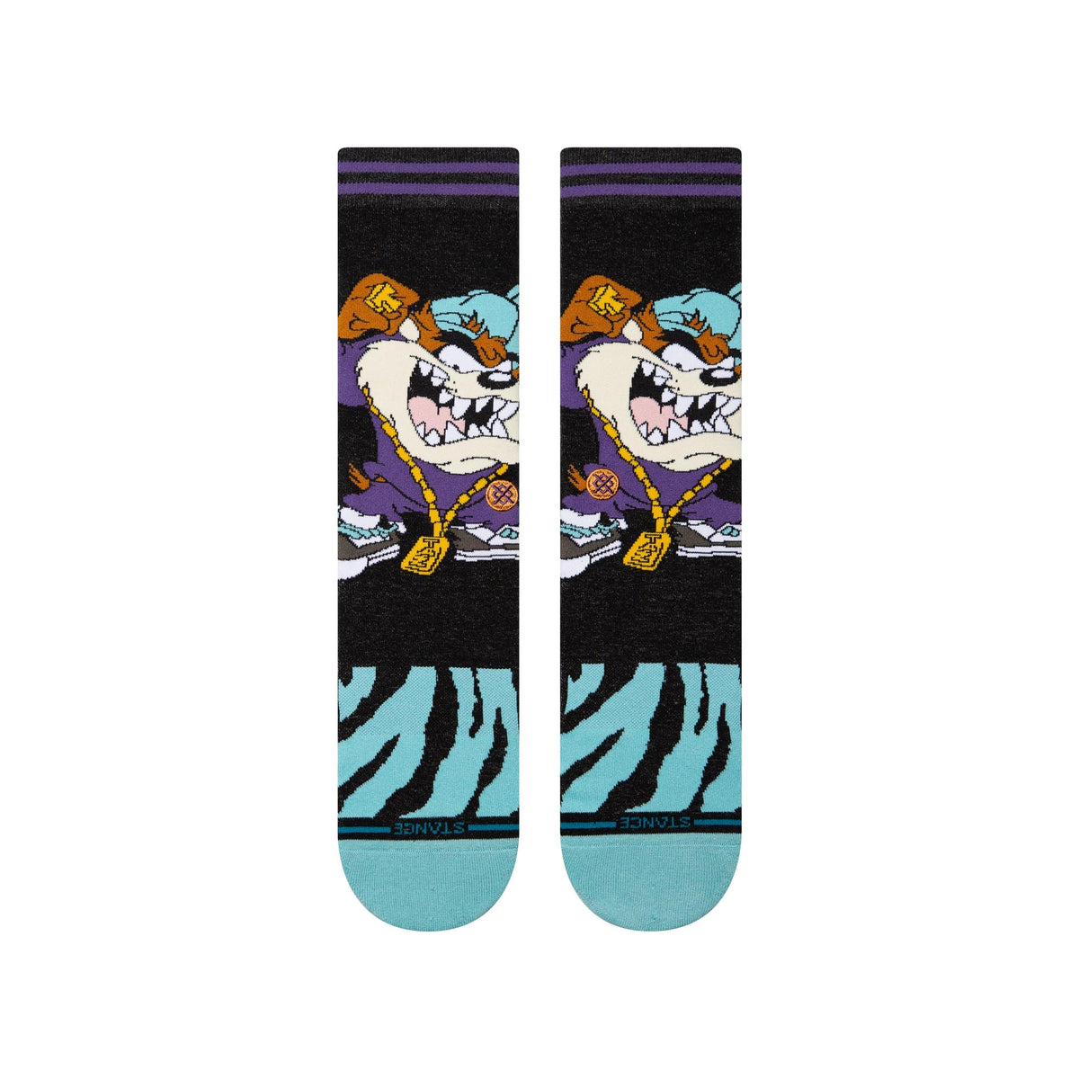 Looney Tunes Crew Socks Black - Image 2