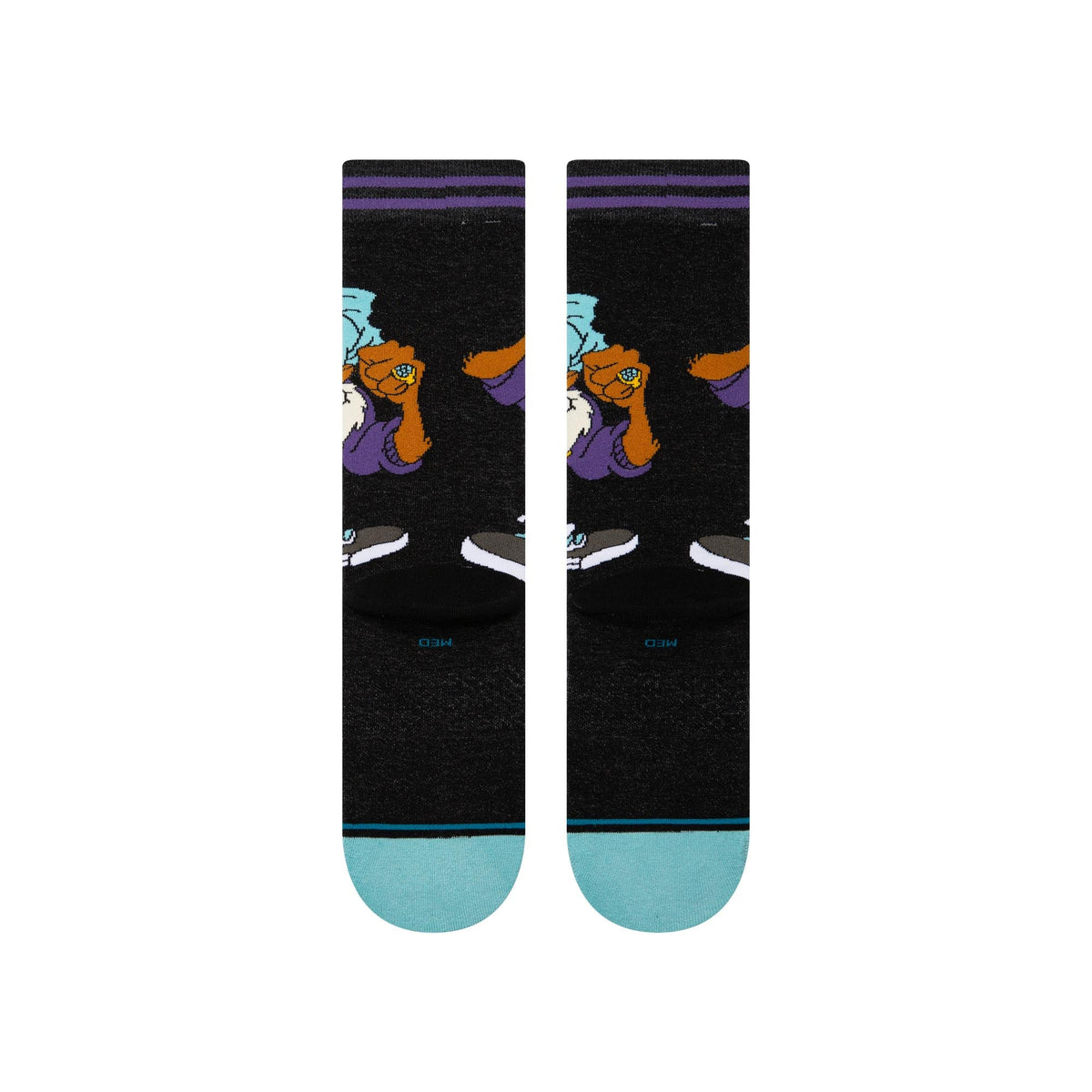 Looney Tunes Crew Socks Black - Image 3