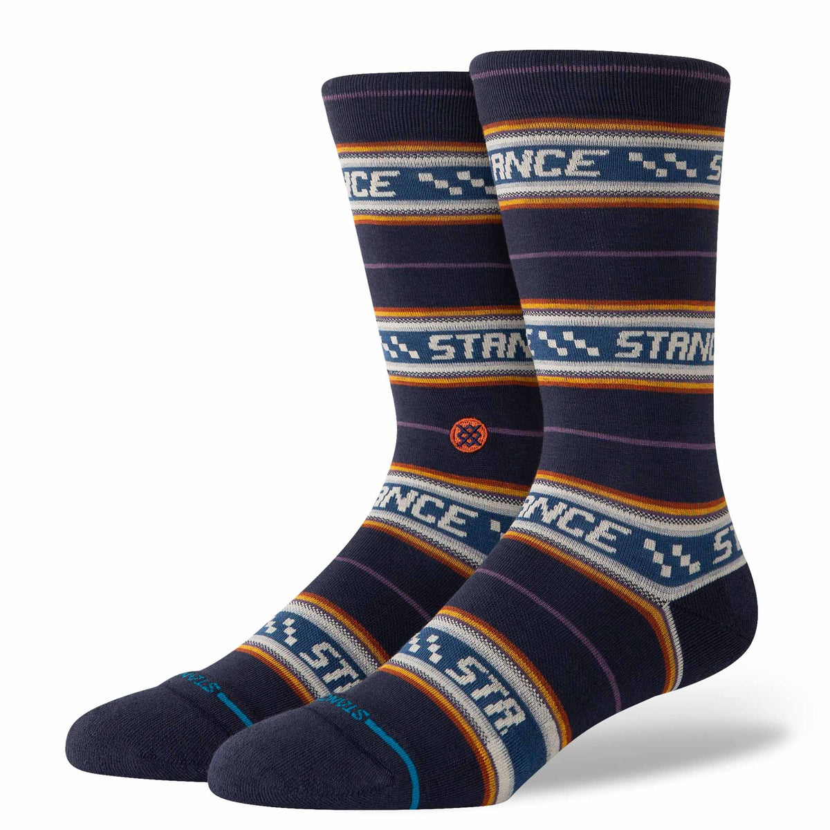Flowrider Crew Socks Navy - Image 1