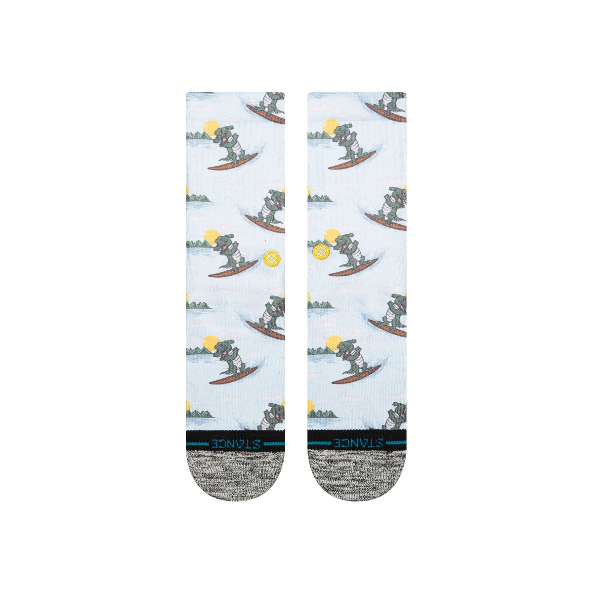 Later Gator Crew Socks Light Blue - Image 2