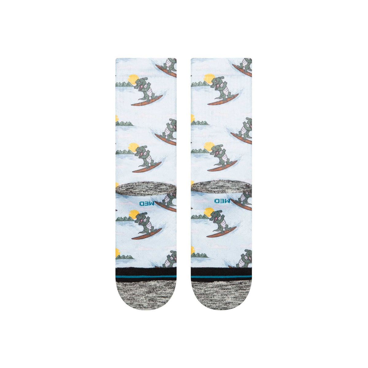 Later Gator Crew Socks Light Blue - Image 3