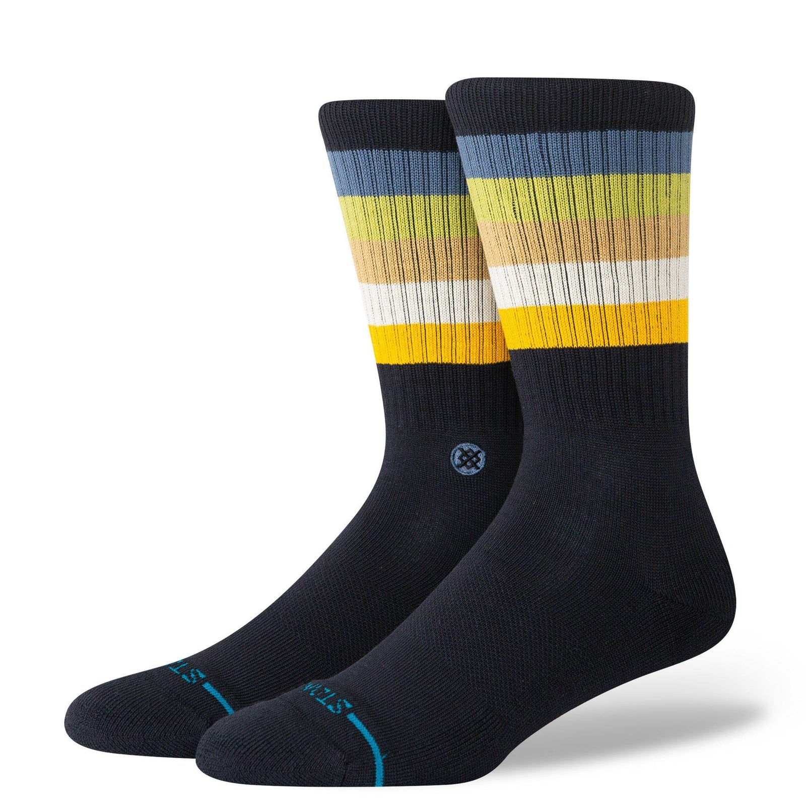Maliboo Crew Socks Black - Image 1