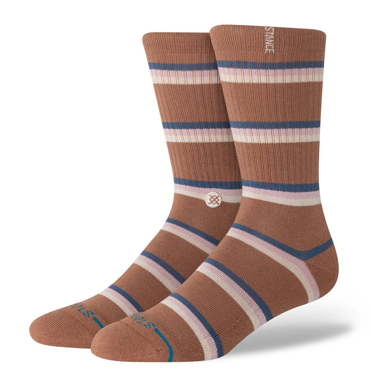 Butter Blend™ Crew Socks Brown - Image 1