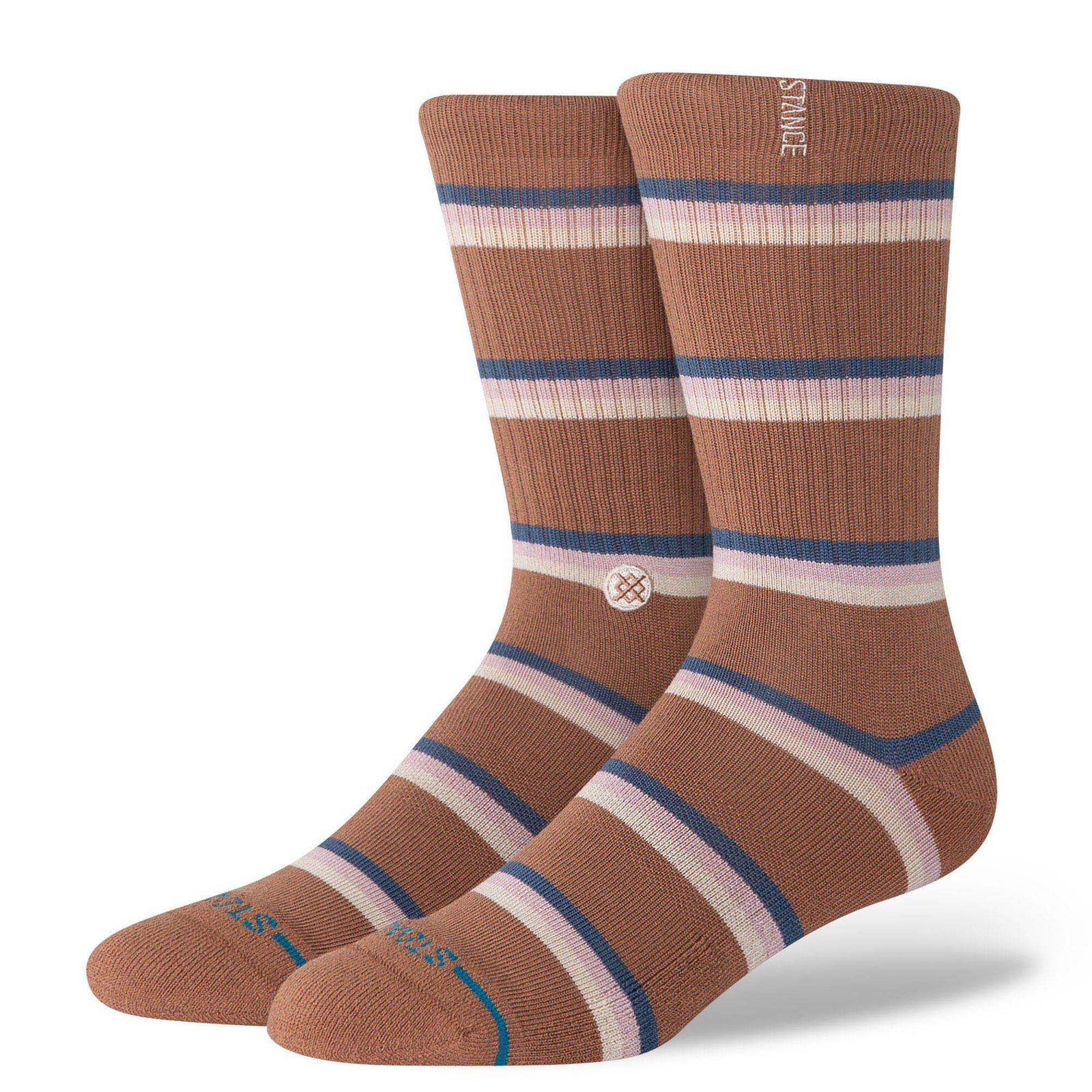 Butter Blend™ Crew Socks Brown - Image 1