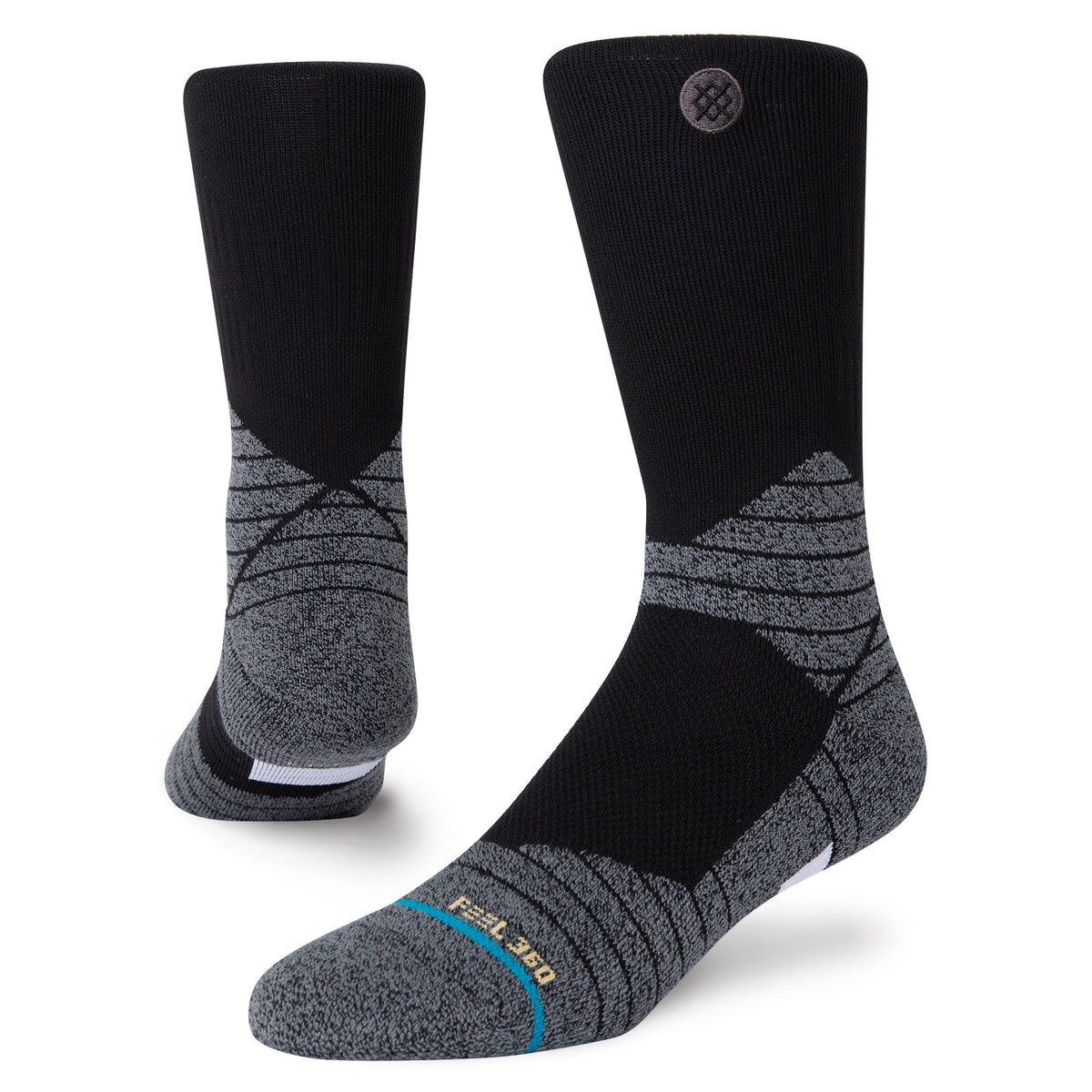 Medium Performance Crew Socks Black - Image 5