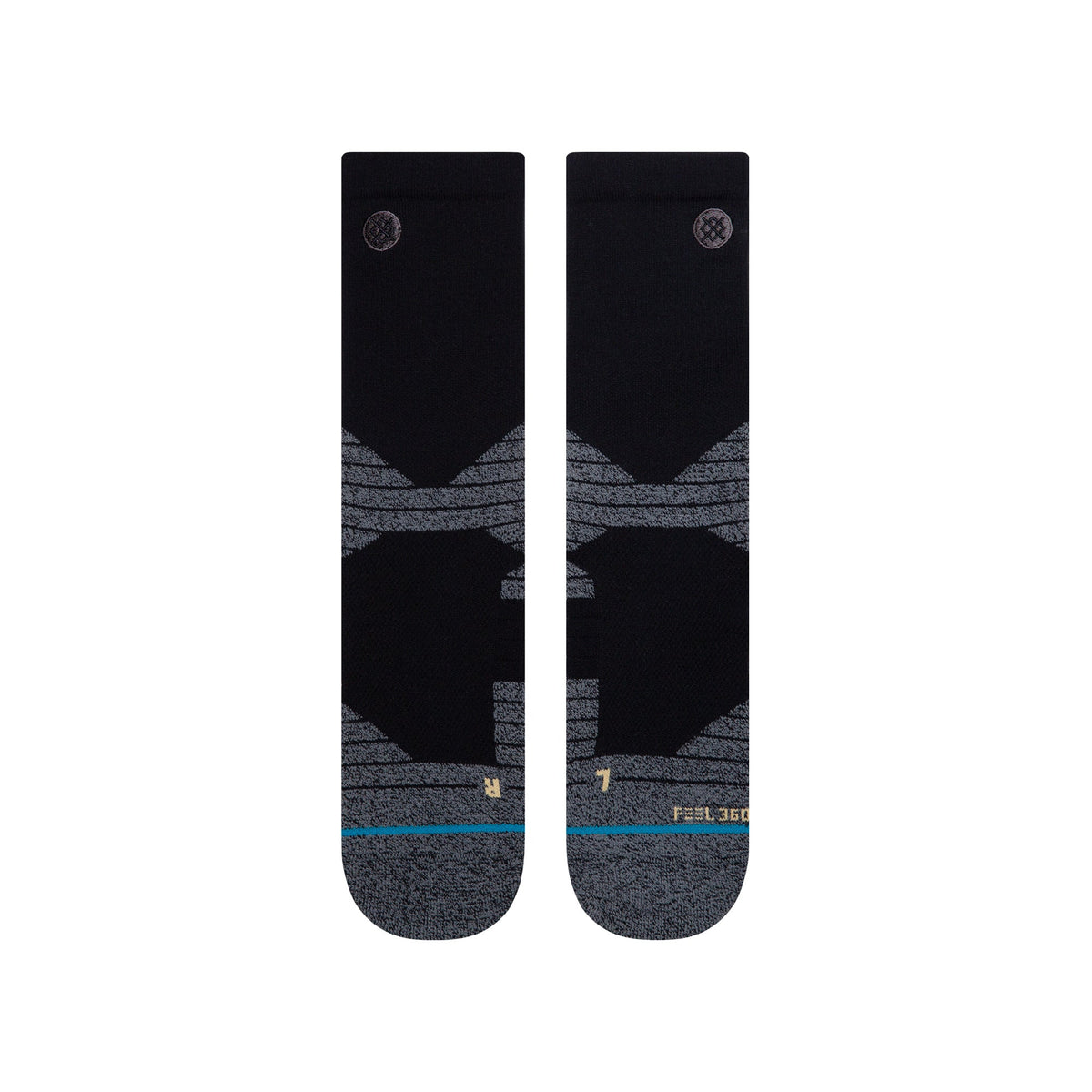 Medium Performance Crew Socks Black - Image 6