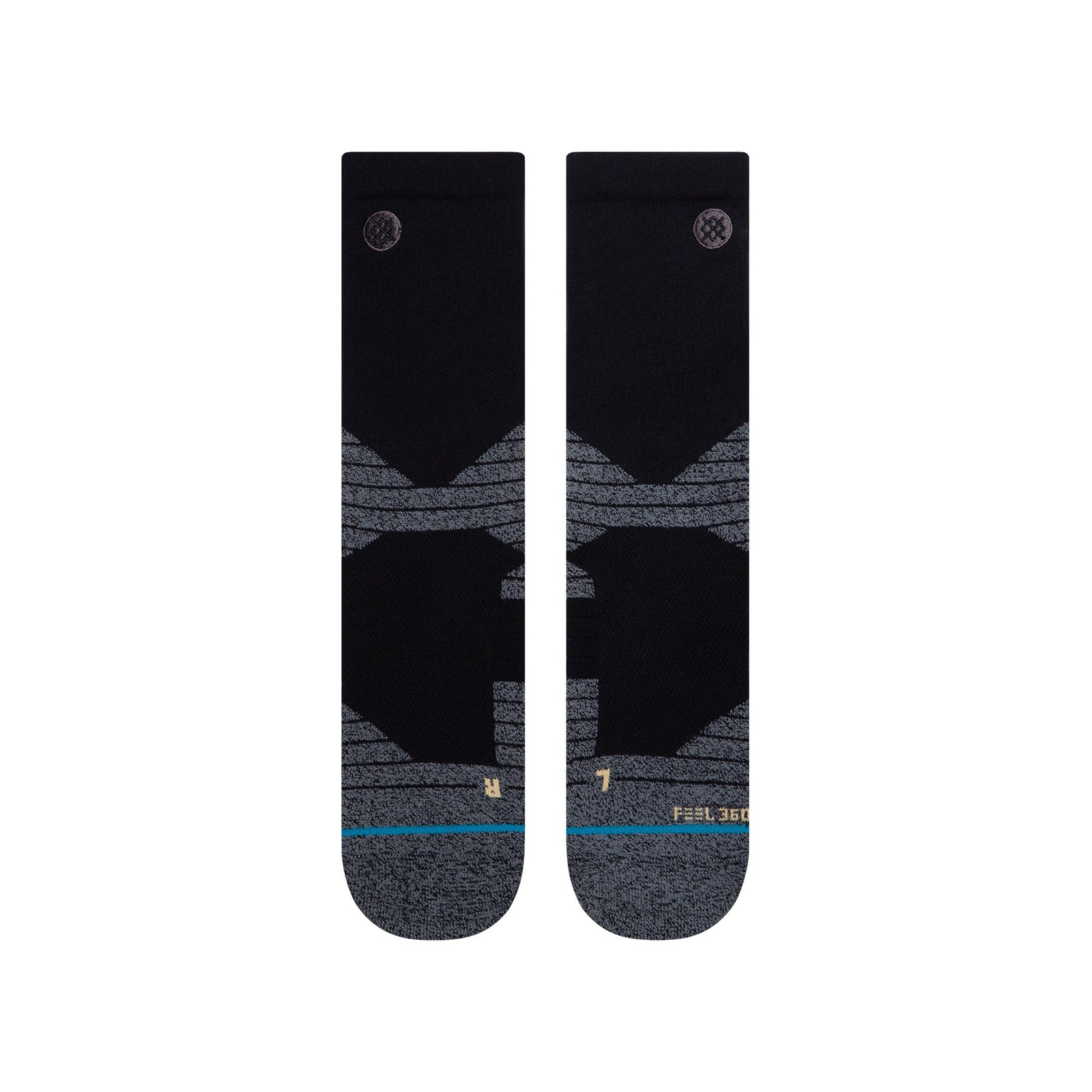 Medium Performance Crew Socks Black - Image 6