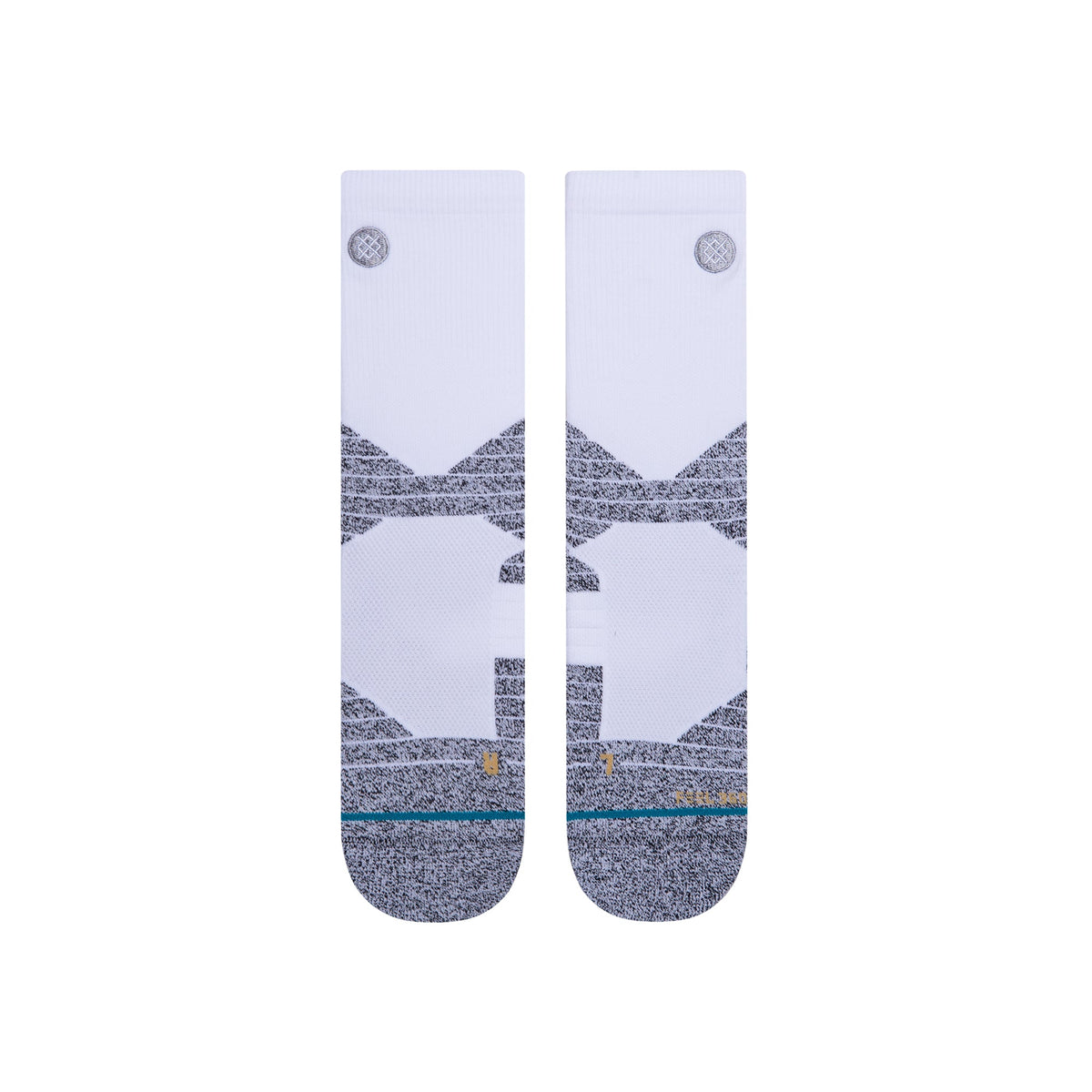 Medium Performance Crew Socks White - Image 2