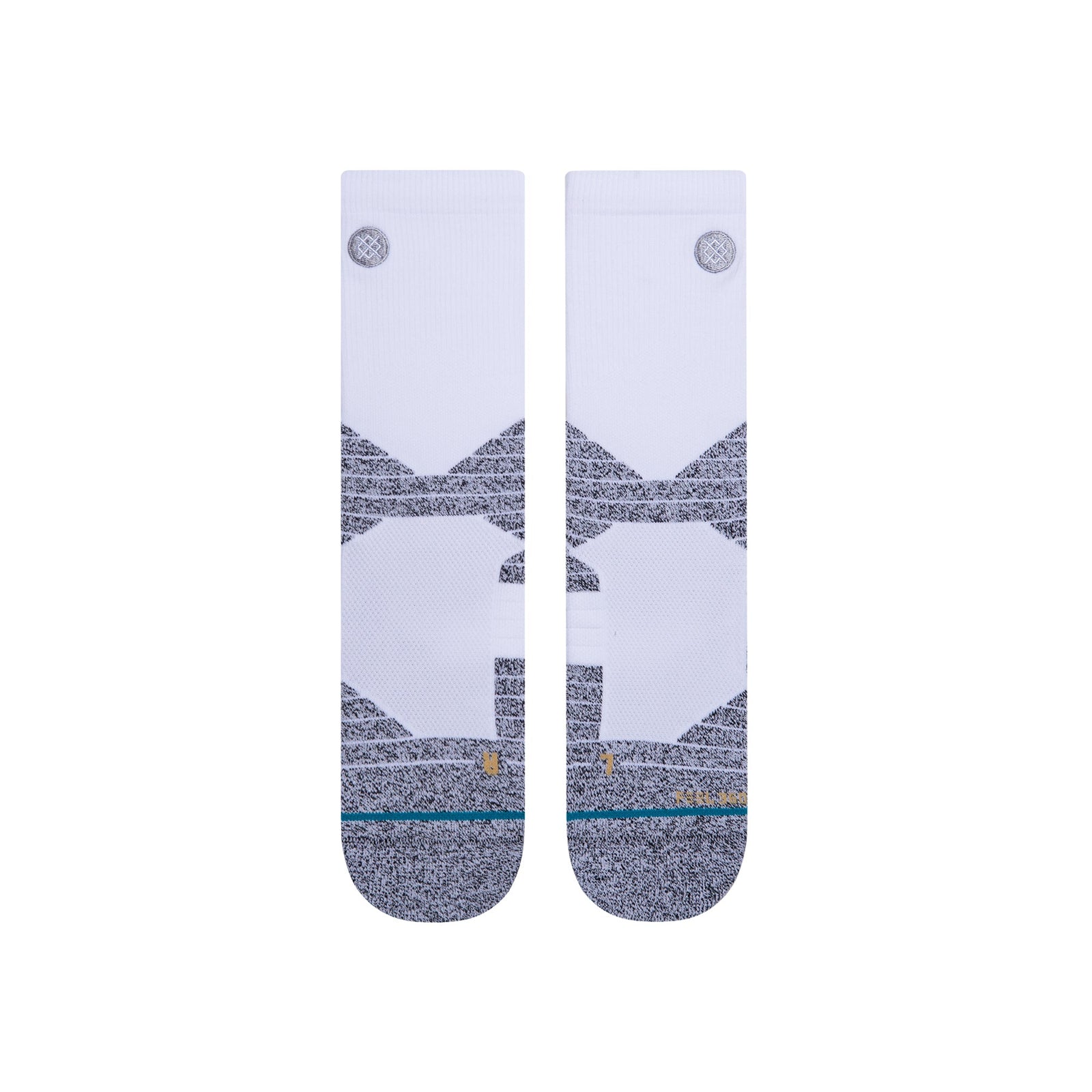 Medium Performance Crew Socks White - Image 2