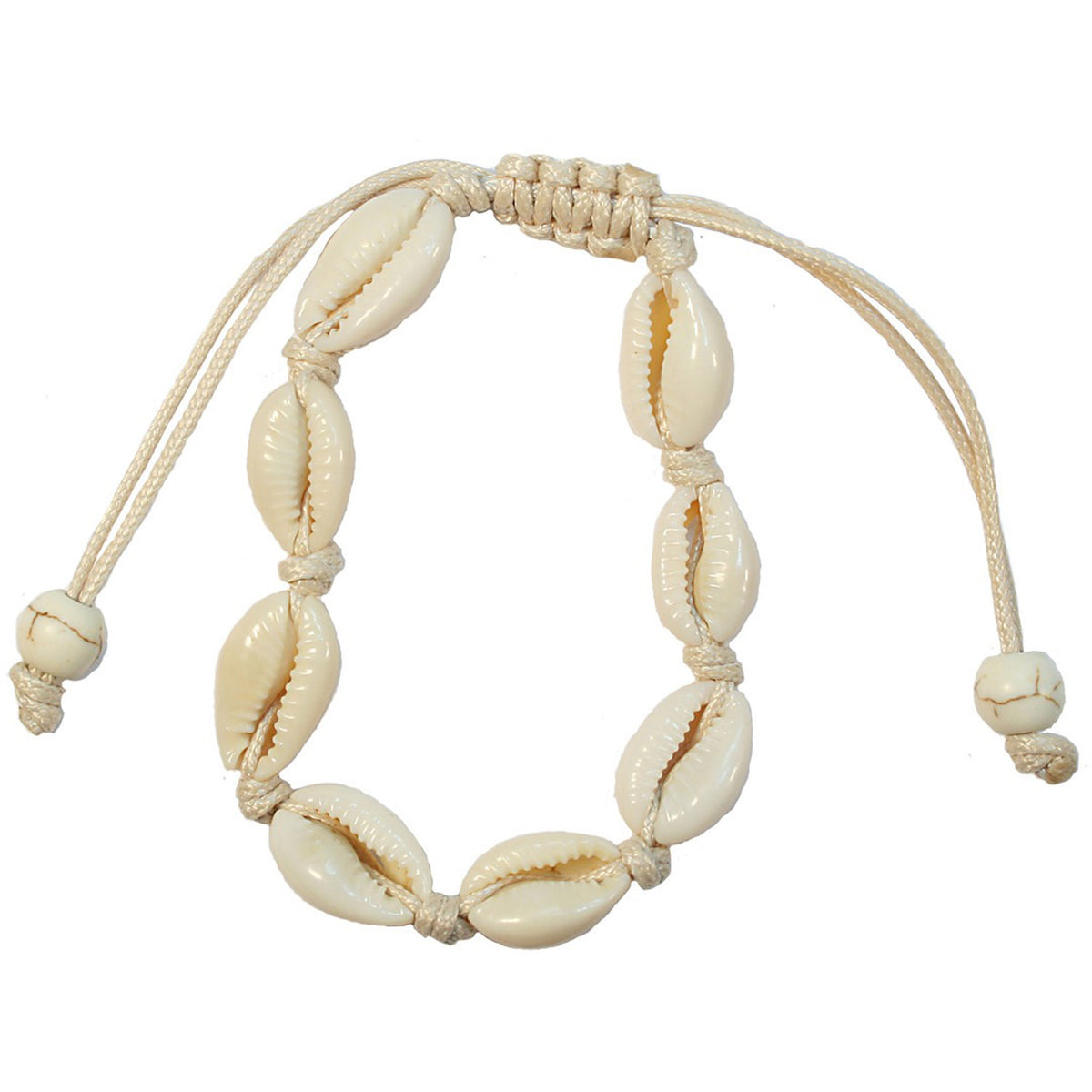 Cream Cowrie Shell Anklet