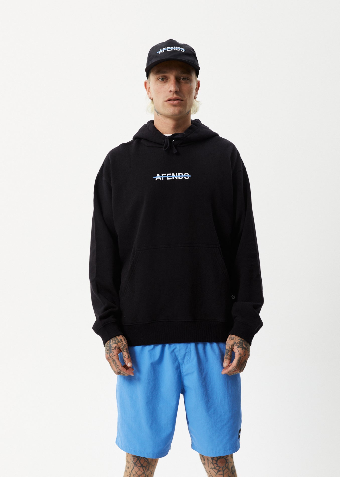 Liquid Logo Hoodie Black