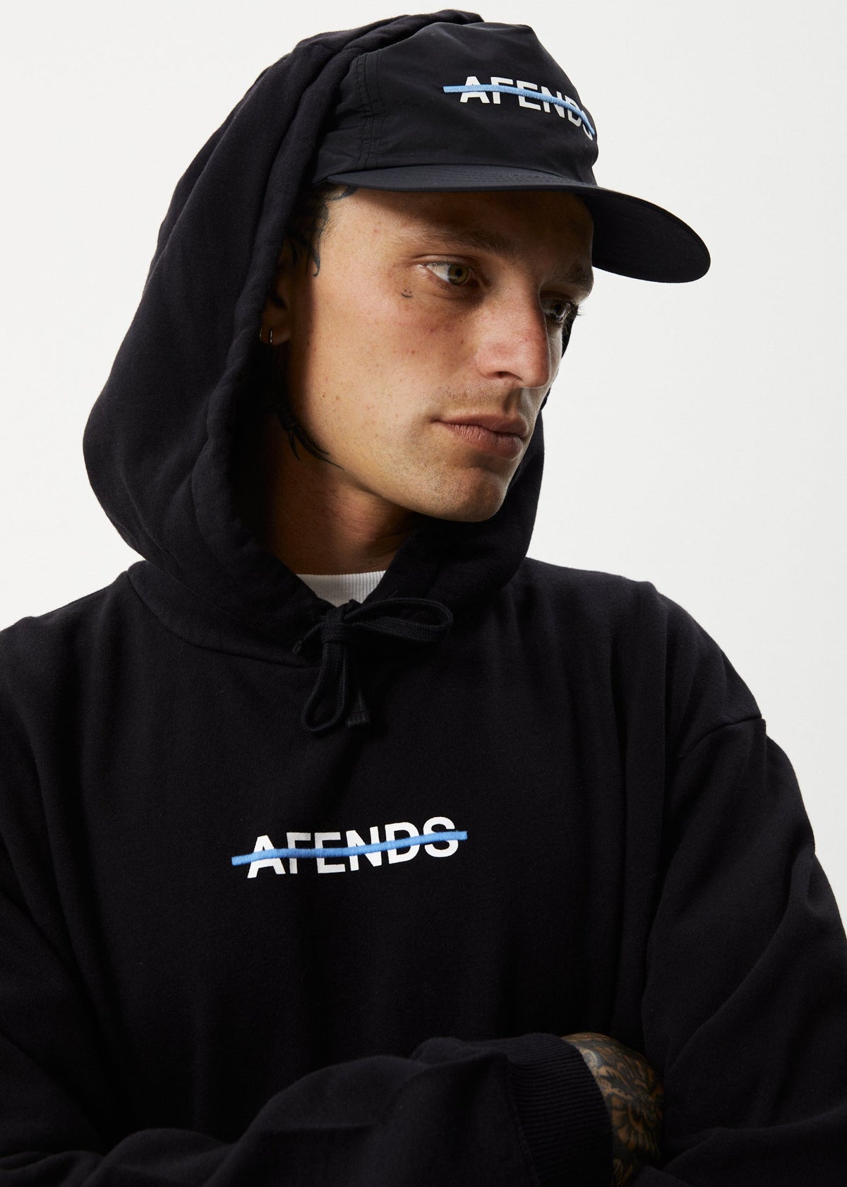 Liquid Logo Hoodie Black