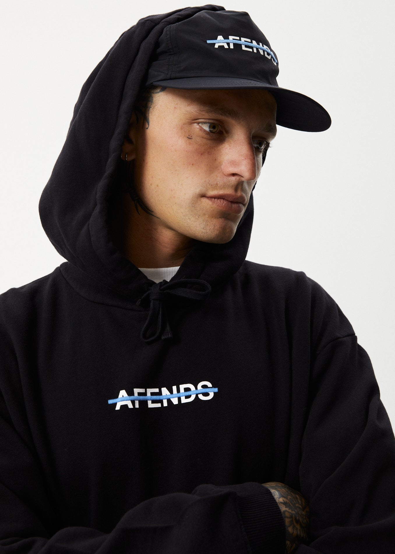 Liquid Logo Hoodie Black