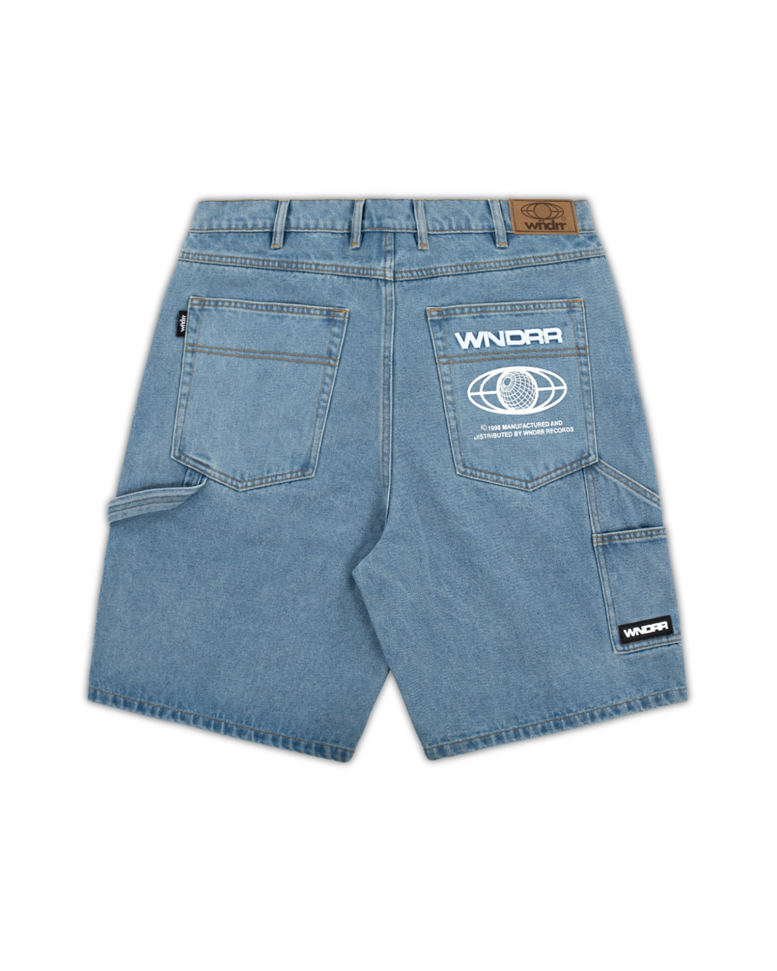 Booster Denim Short Washed Blue - Image 1