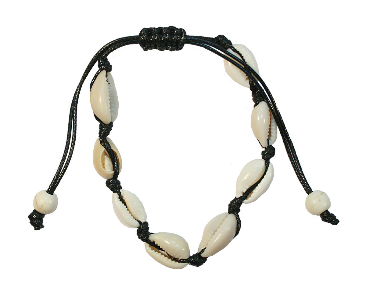 Black Cowrie Shell Bracelet