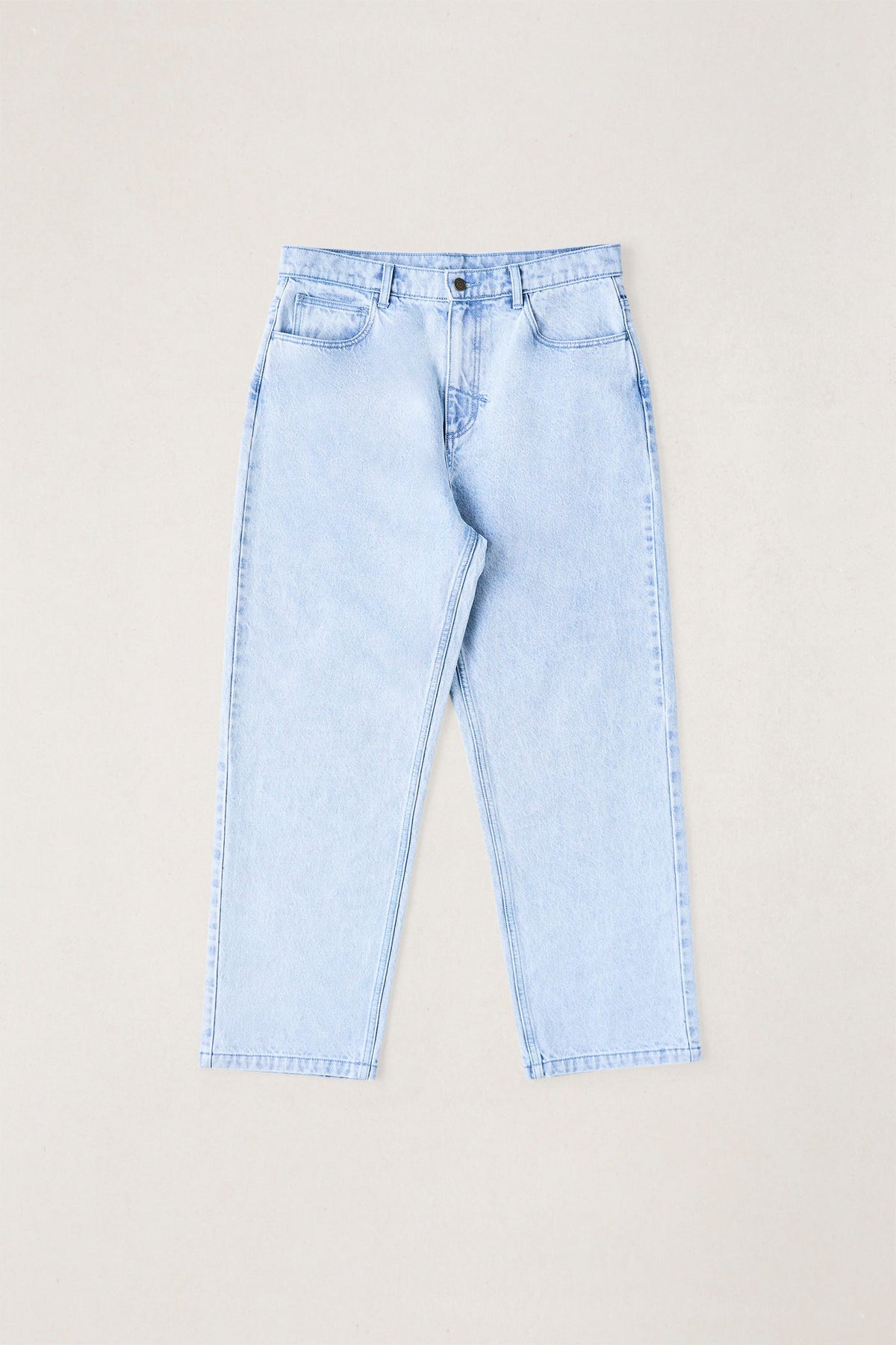 Relaxed Heavywash Jean Light Blue Light Blue - Image 1