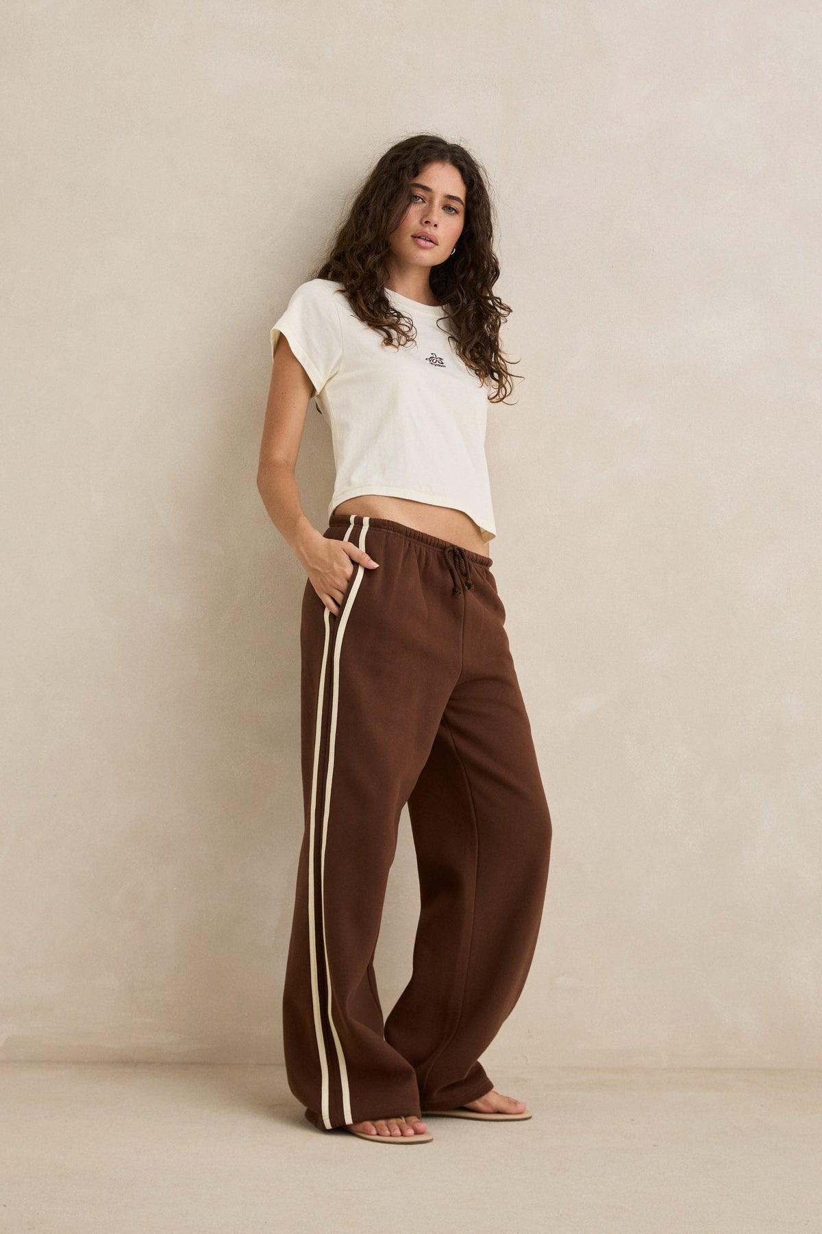 Flur Printed Tee Cream Cream - Image 5