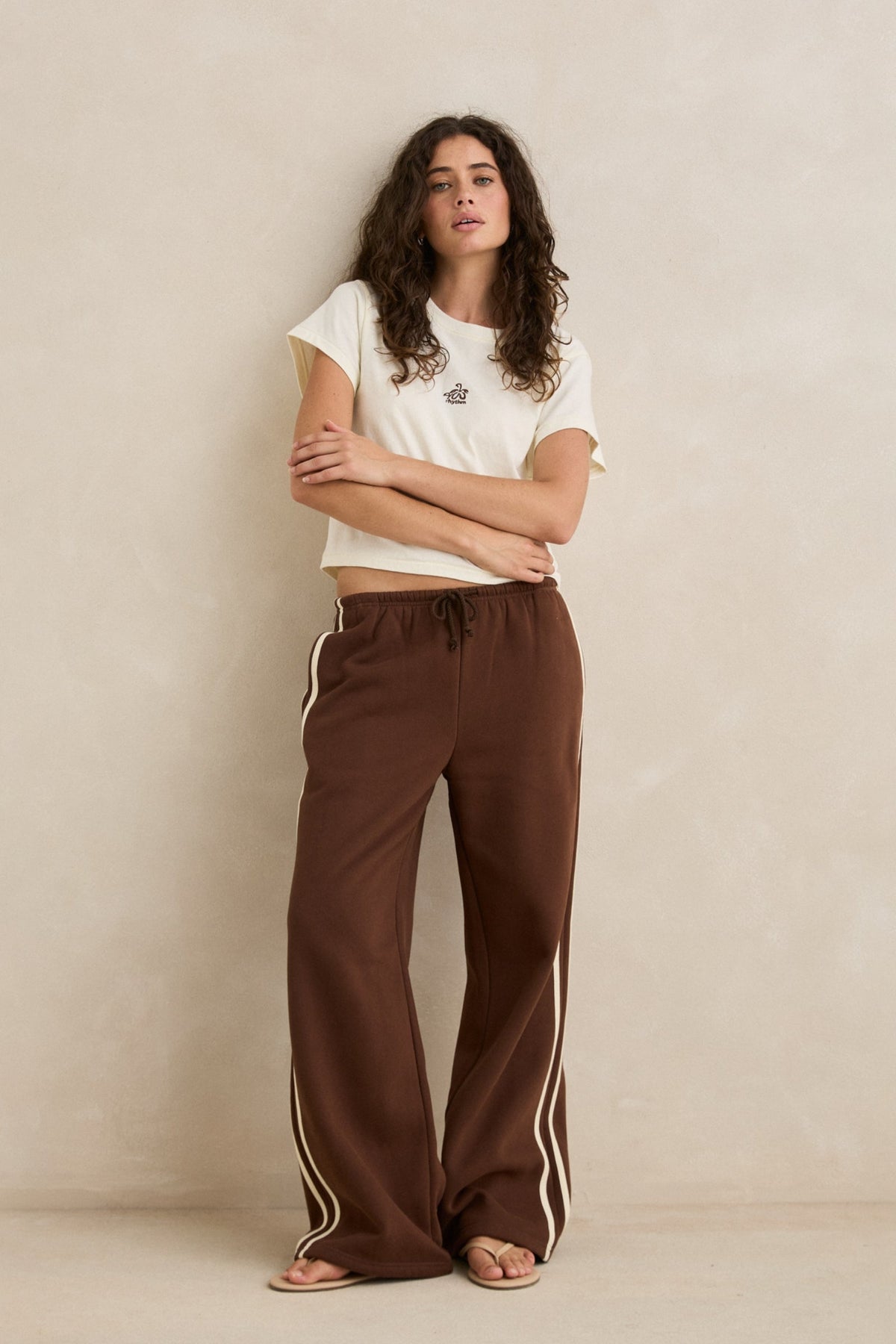 Flur Printed Tee Cream Cream - Image 3