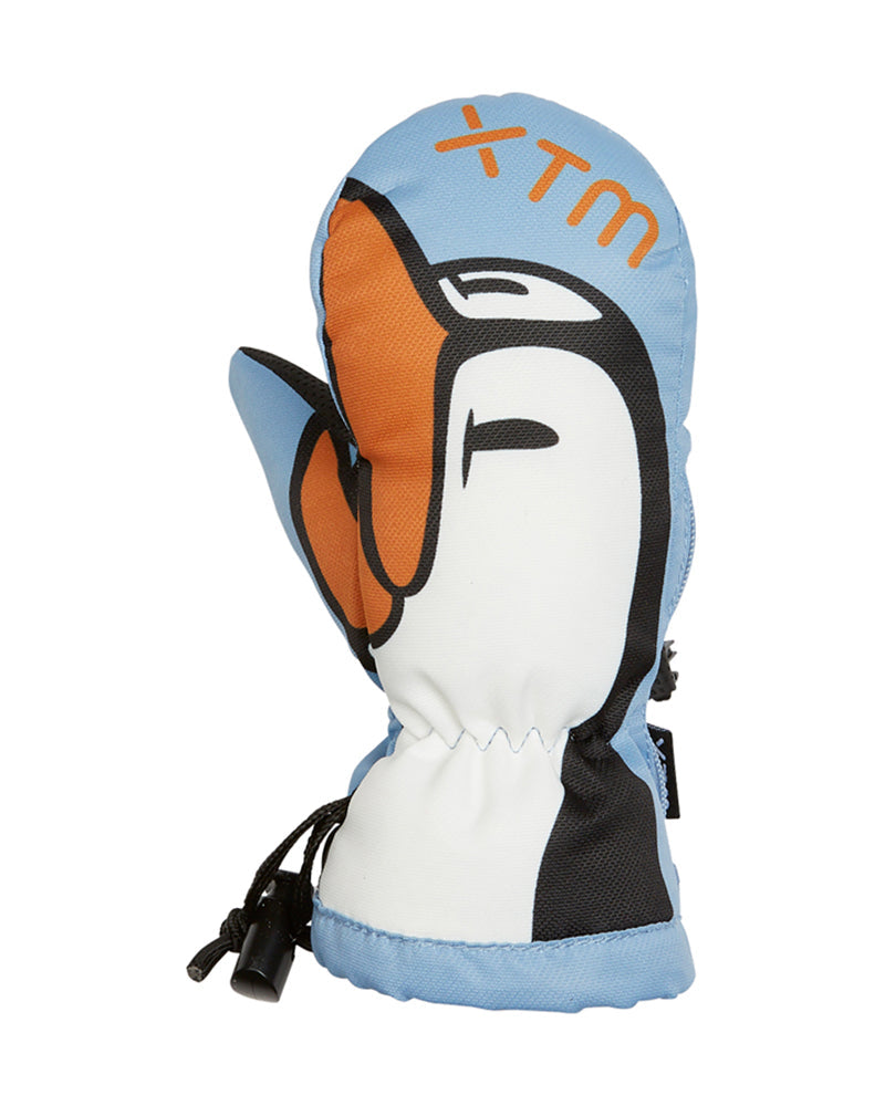 Totally Wild II Kids Snow Mittens 0-4 years - Blue Penguin