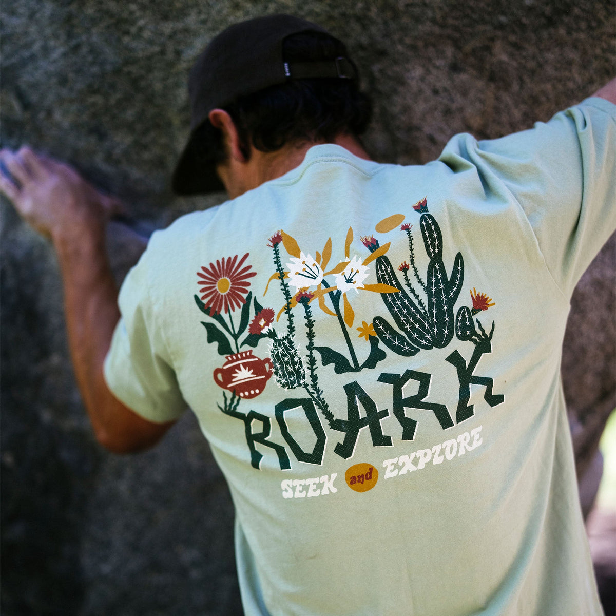 Cactus Garden Premium Tee Seafoam - Image 2