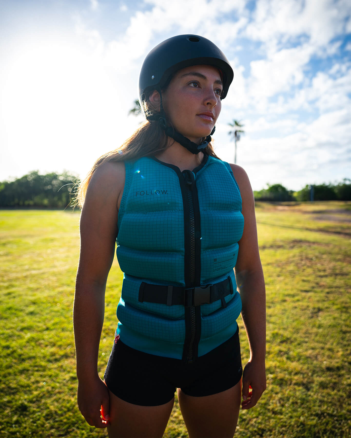 Womens P1 Traction Life Jacket Emerald - Image 8