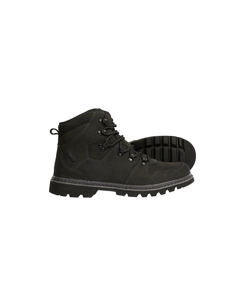 Hudson Mens Leather Waterproof Snow Boot