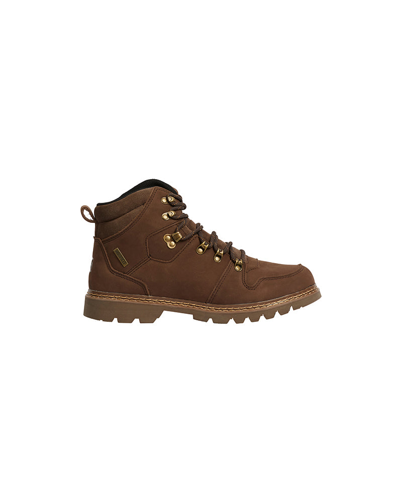 Hudson Mens Leather Waterproof Snow Boot