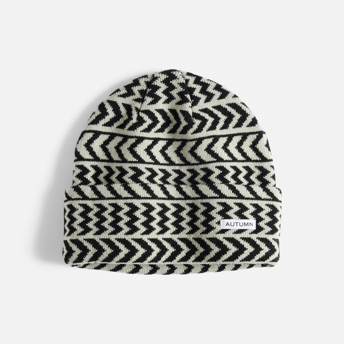 Chevron Beanie Dusty Pink - Image 1