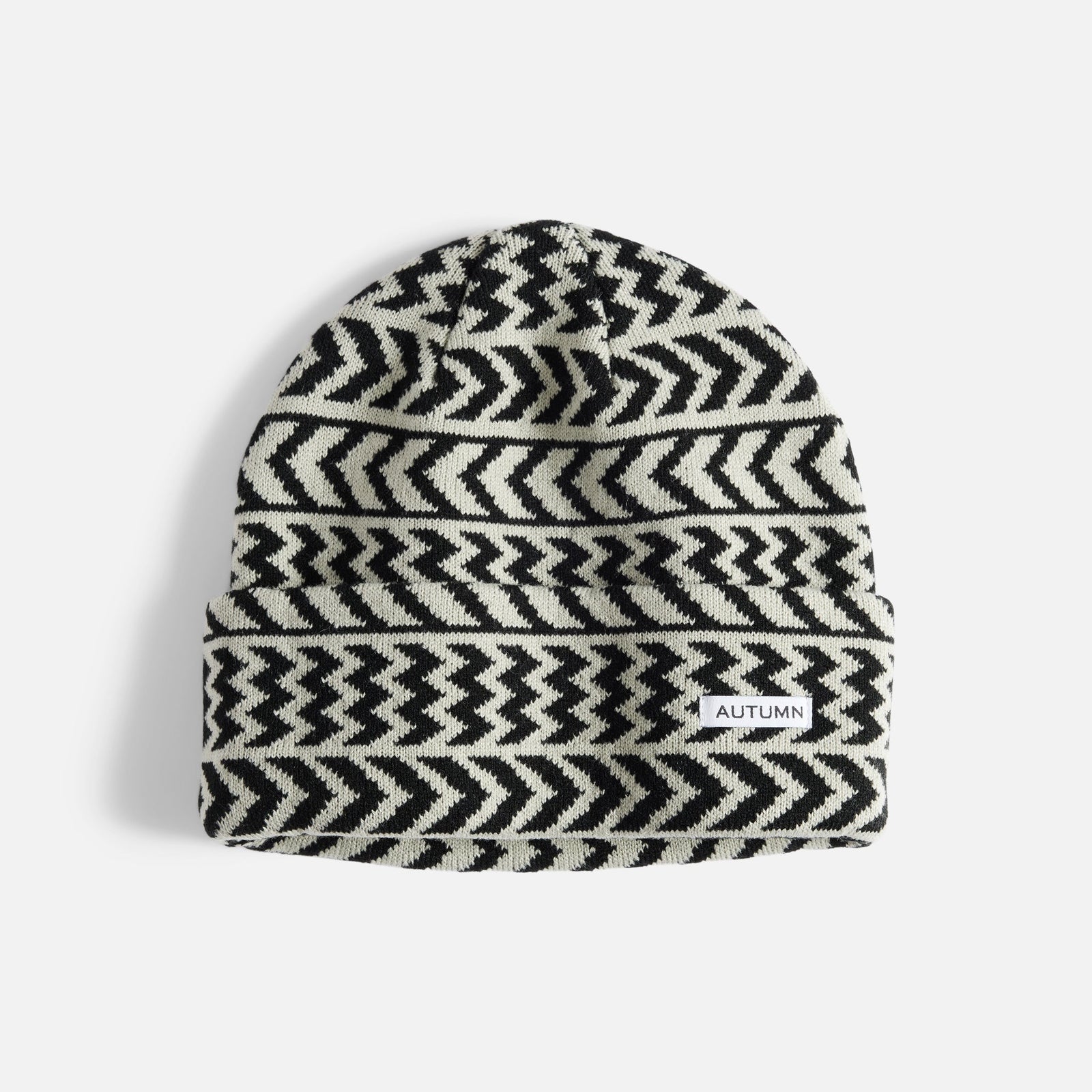 Chevron Beanie Dusty Pink - Image 1