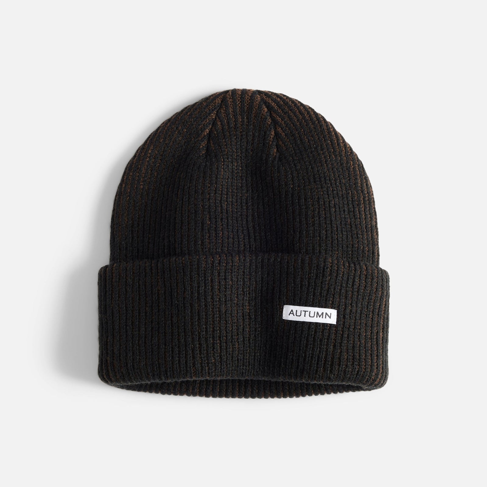 Mens Cord Beanie Cacao - Image 2