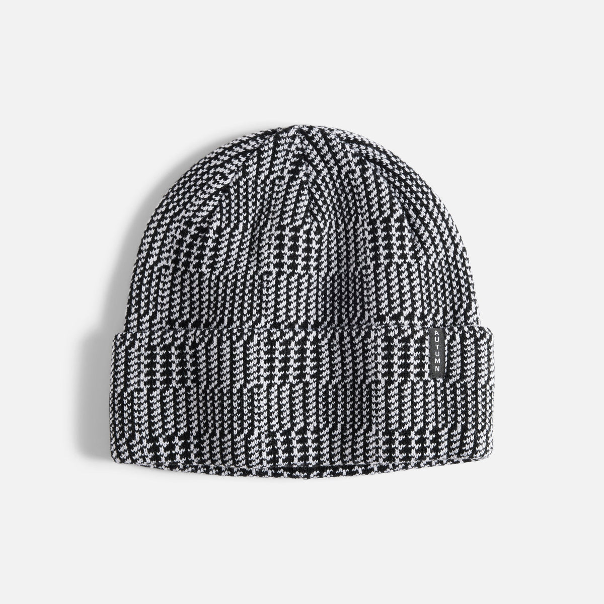 Mens Estate Beanie Glen Plaid - Image 1