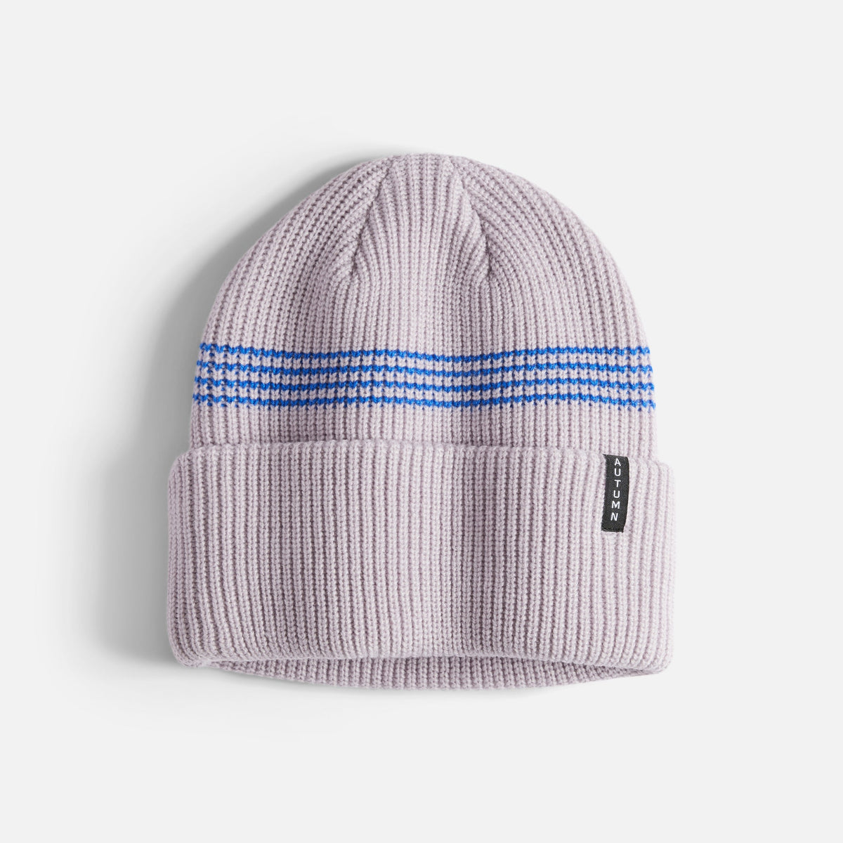 Mens Mini Stripe Beanie Whisper Pink - Image 3