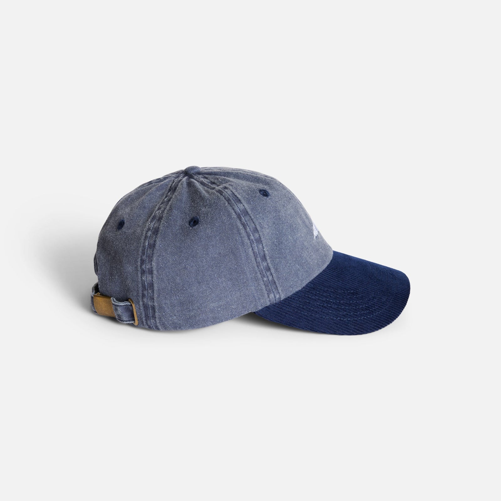 Mens Prewashed Canvas Strapback Beanie Navy - Image 5
